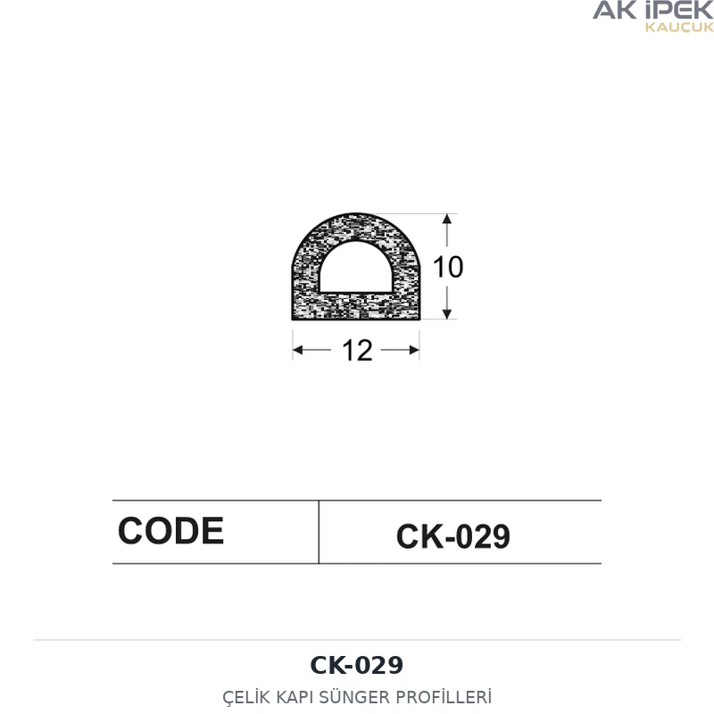 CK-029 | Çelik Kapı Sünger Profilleri