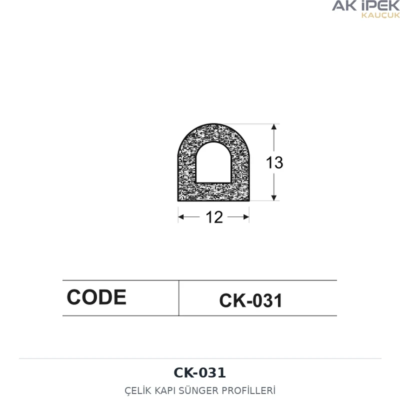 CK-031 | Çelik Kapı Sünger Profilleri