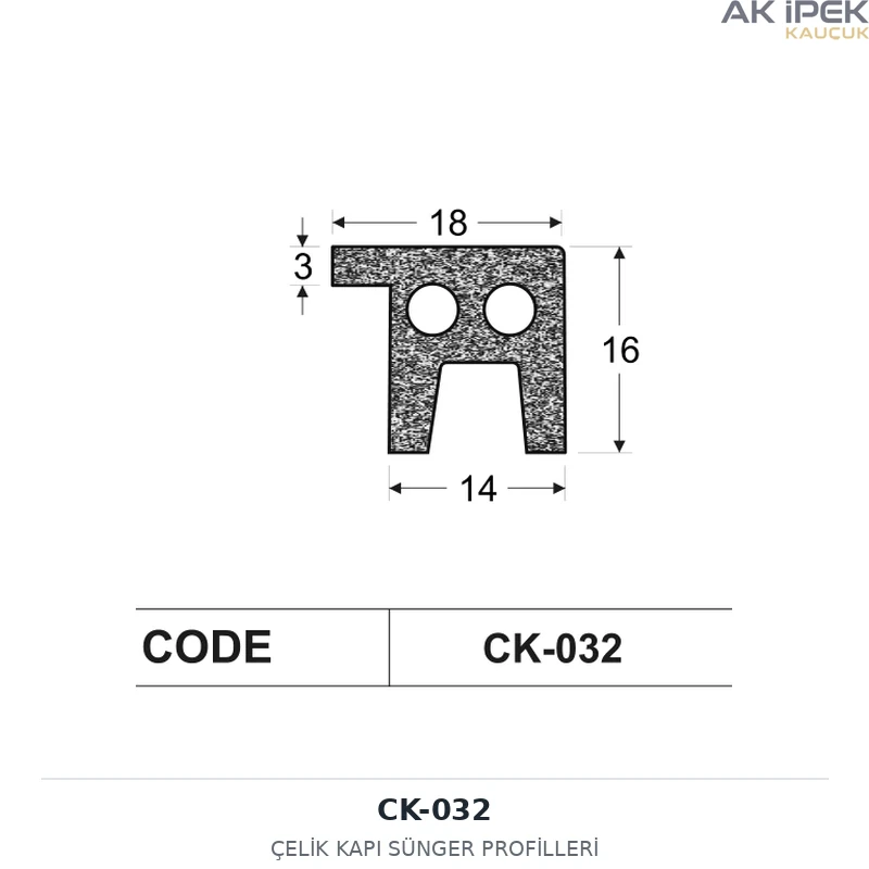 CK-032 | Çelik Kapı Sünger Profilleri