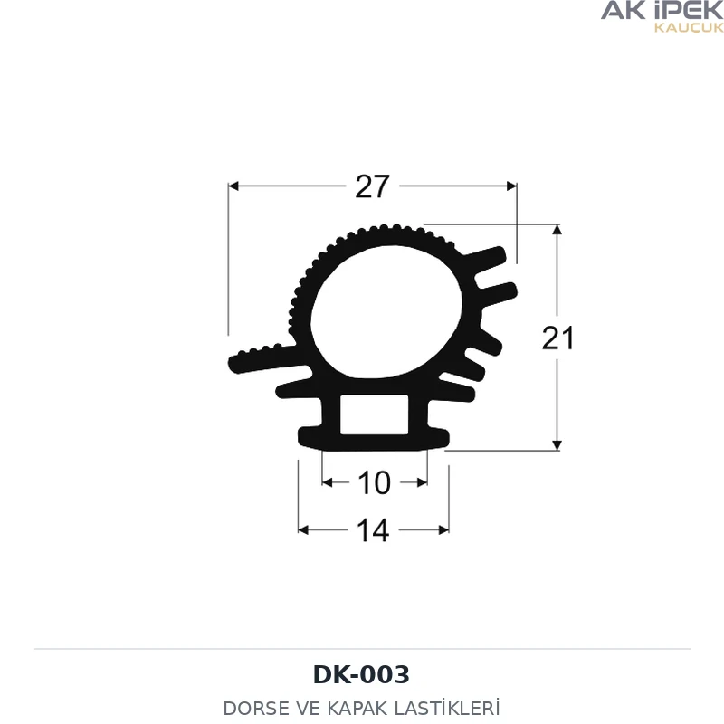 DK-003 | Dorse ve Kapak Lastikleri