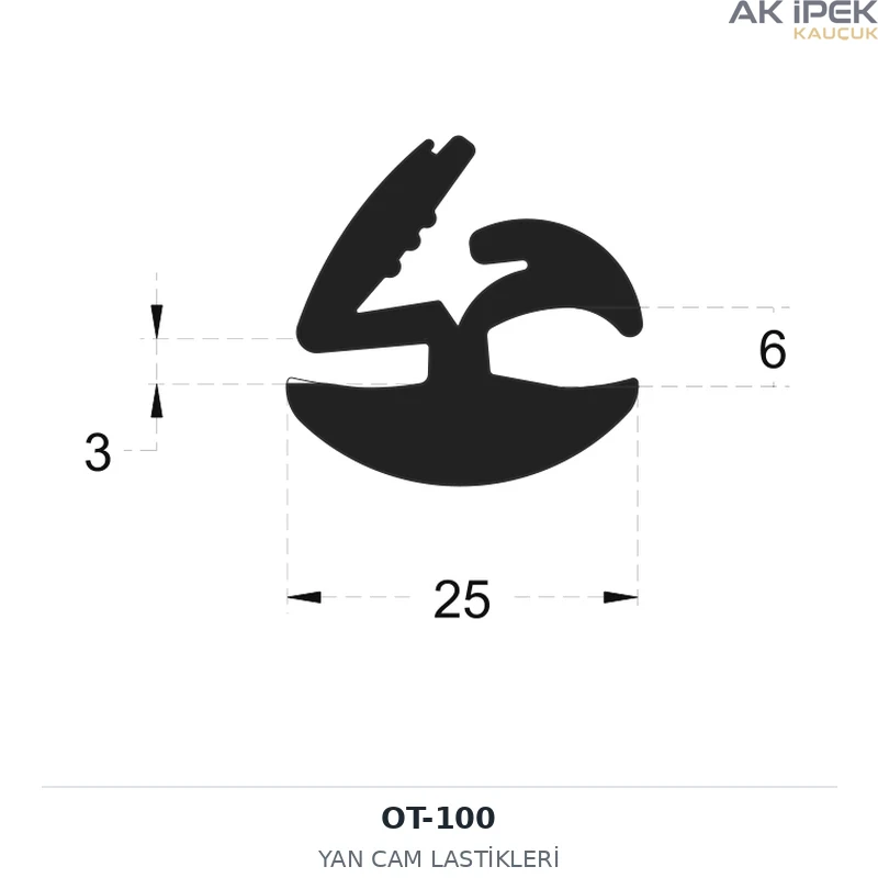 OT-100 | Yan Cam Lastikleri