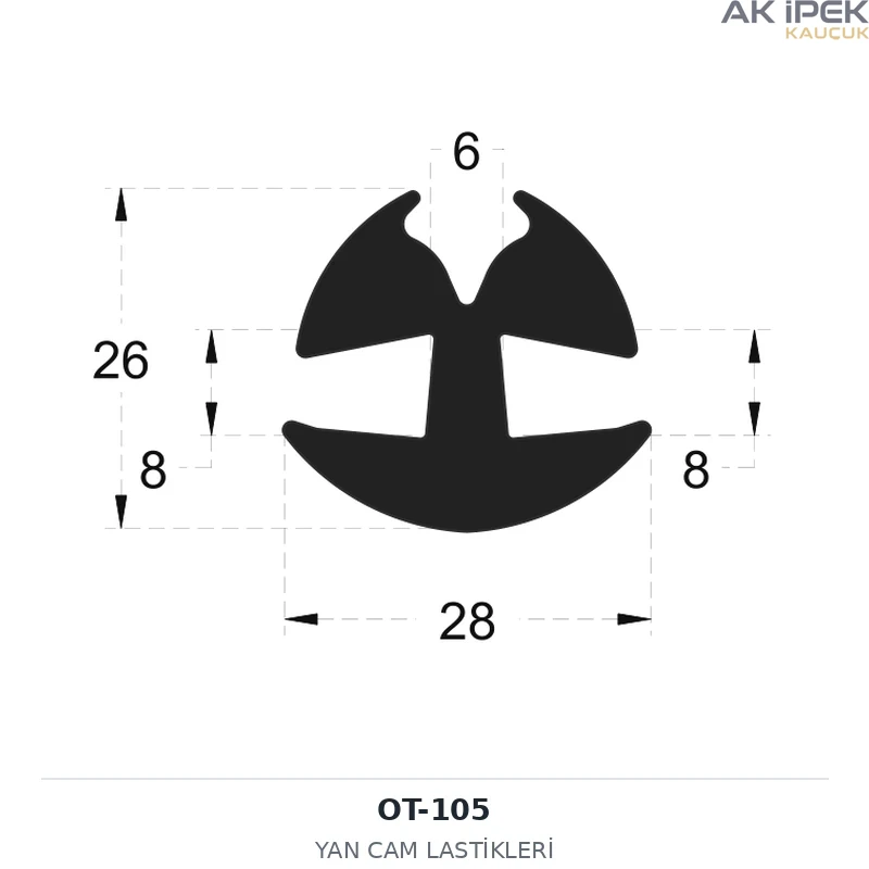 OT-105 | Yan Cam Lastikleri